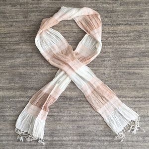 Light Pink Cinched Scarf